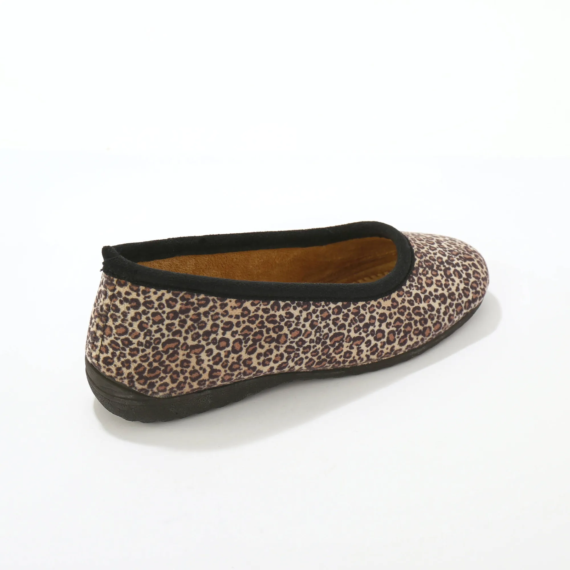 Sloffen|Sloffen<Blancheporte Muiltjes in ballerinastijl, luipaardprint bruin