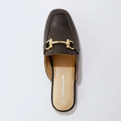 Muiltjes En Klompen|Sandalen En Espadrilles<Blancheporte Muiltjes in mocassinstijl zwart