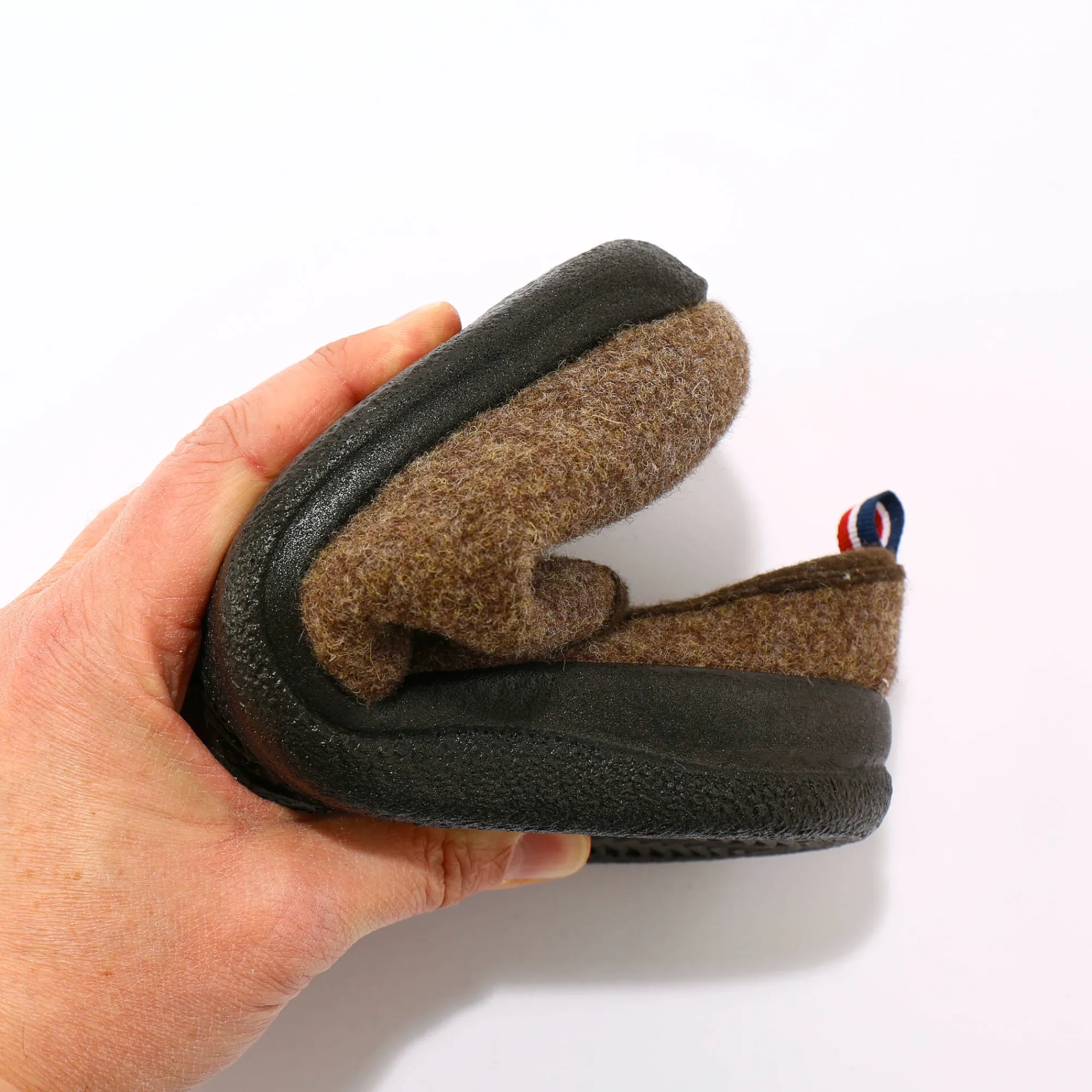 Schoenen|Schoenen Heren<Blancheporte Muiltjes voor heren Airplum®, Airflex™ zolen, overwegend wol bruin