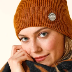 Accessoires En Juwelen<Blancheporte Muts met juweelknoop karamel
