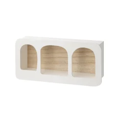 Kinderdecoratie|Kids Decoratie<Blancheporte Muurrekje in hout, boogmodel wit