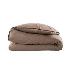 Donsdeken|Dekbed<Blancheporte Natuurlijk donsdeken met dons en pluimpjes taupe
