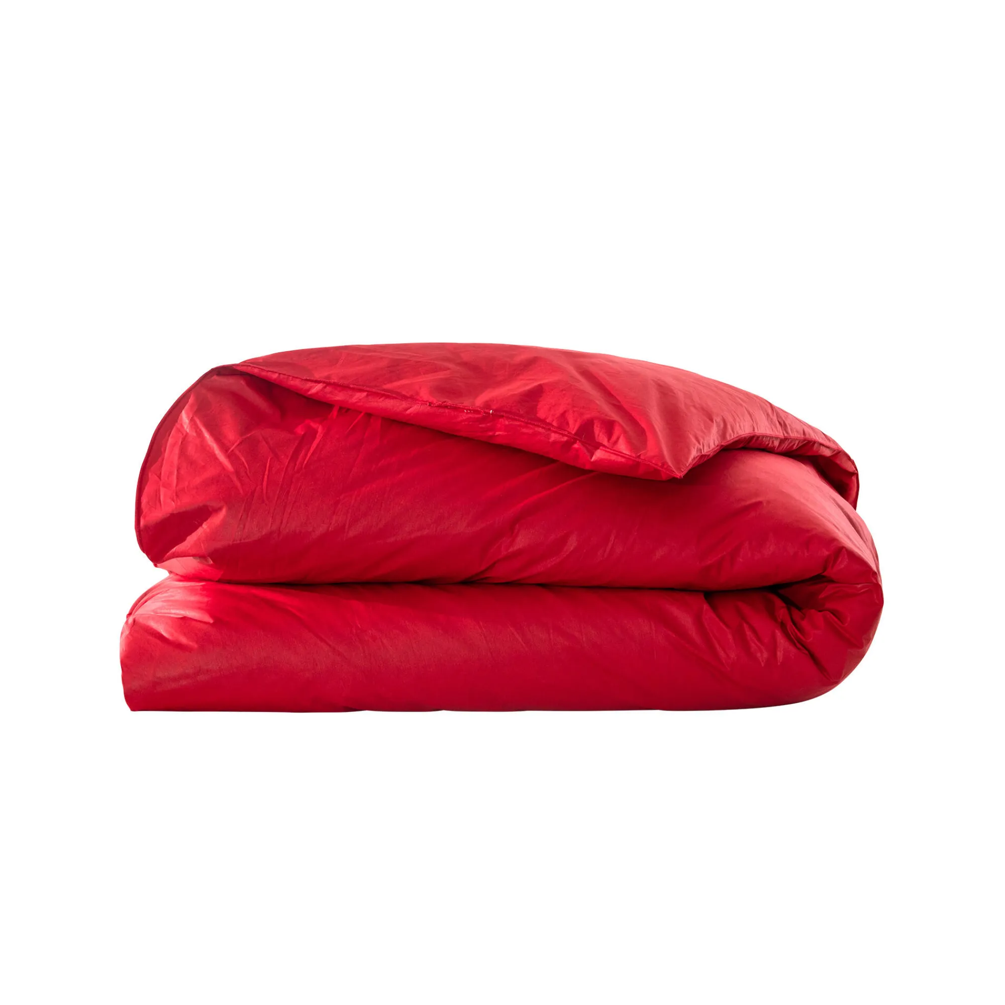 Donsdeken|Dekbed<Blancheporte Natuurlijk donsdeken met dons en pluimpjes kersenrood