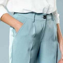 Broek|Jurk<Blancheporte Nauwsluitende 7/8-broek, speciaal voor kleine lengtes hemelsblauw