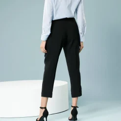 Broek<Blancheporte Nauwsluitende 7/8-broek, speciaal voor kleine lengtes zwart