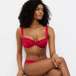 Beha<Triumph Omhullende beha "Palina Moonlight kiss" - met beugels rood