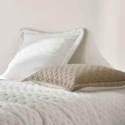 Deken En Bedsprei|Deken, Boutis En Bedsprei<Blancheporte Omkeerbaar deken in gematelasseerde microvezel/sherpa beige