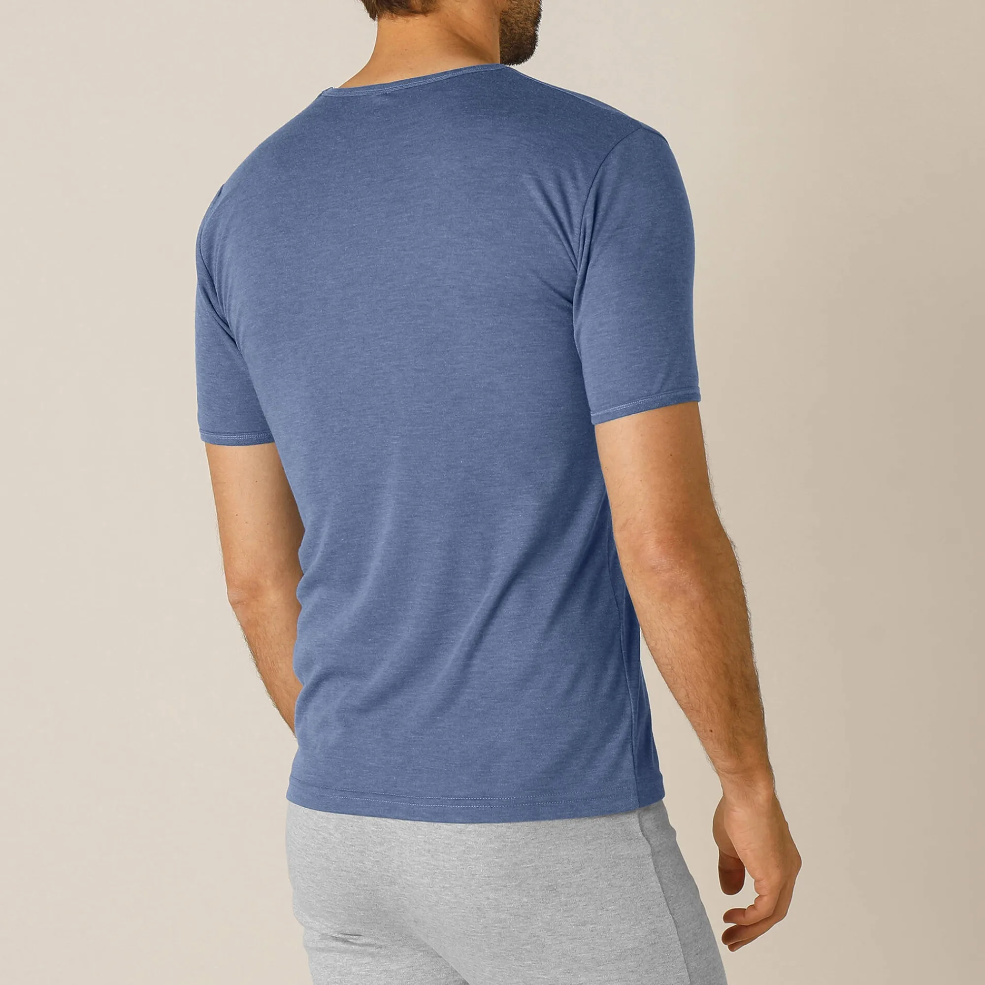 Ondergoed<Thermoperle Ondershirt voor heren, met ronde hals en korte mouwen, intense warmte - set van 2 jeans