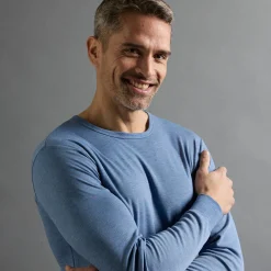 Ondergoed<Thermoperle Ondershirt voor heren, met ronde hals en lange mouwen, intense warmte - set van 2 jeans