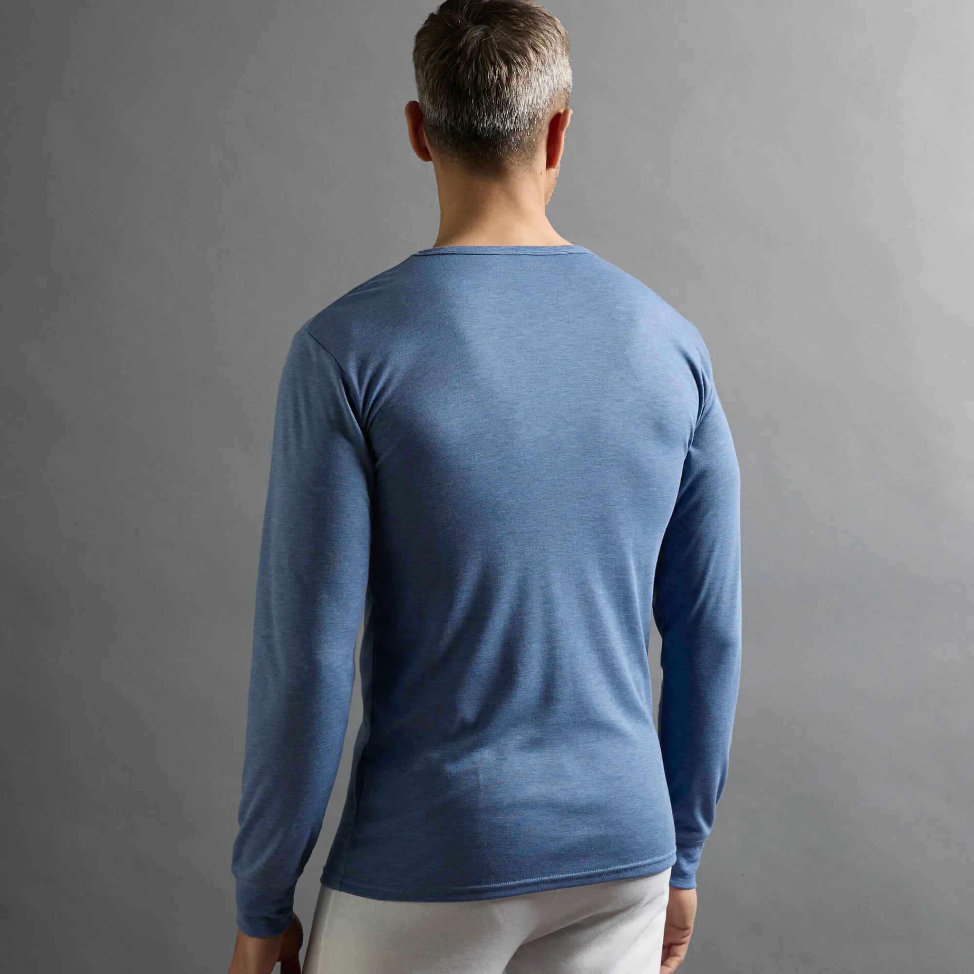 Ondergoed<Thermoperle Ondershirt voor heren, met ronde hals en lange mouwen, intense warmte - set van 2 jeans