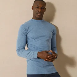 Ondergoed<Thermoperle Ondershirt voor heren, opstaande hals en lange mouwen, intense warmte - set van 2 jeans