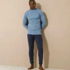 Ondergoed<Thermoperle Ondershirt voor heren, opstaande hals en lange mouwen, intense warmte - set van 2 jeans