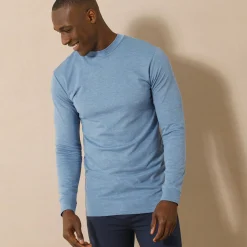Ondergoed<Thermoperle Ondershirt voor heren, opstaande hals en lange mouwen, intense warmte - set van 2 jeans