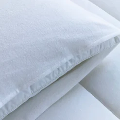 Hoofdkussenhoes<Blancheporte Ondersloop in absorberend molton - set van 2 wit
