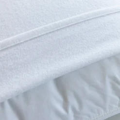 Hoofdkussenhoes<Blancheporte Ondersloop in absorberend molton - set van 2 wit