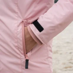 Parka En Donsjas<Outdoor Collection Ondoorlatende effen parka met fleecevoering grijsroze