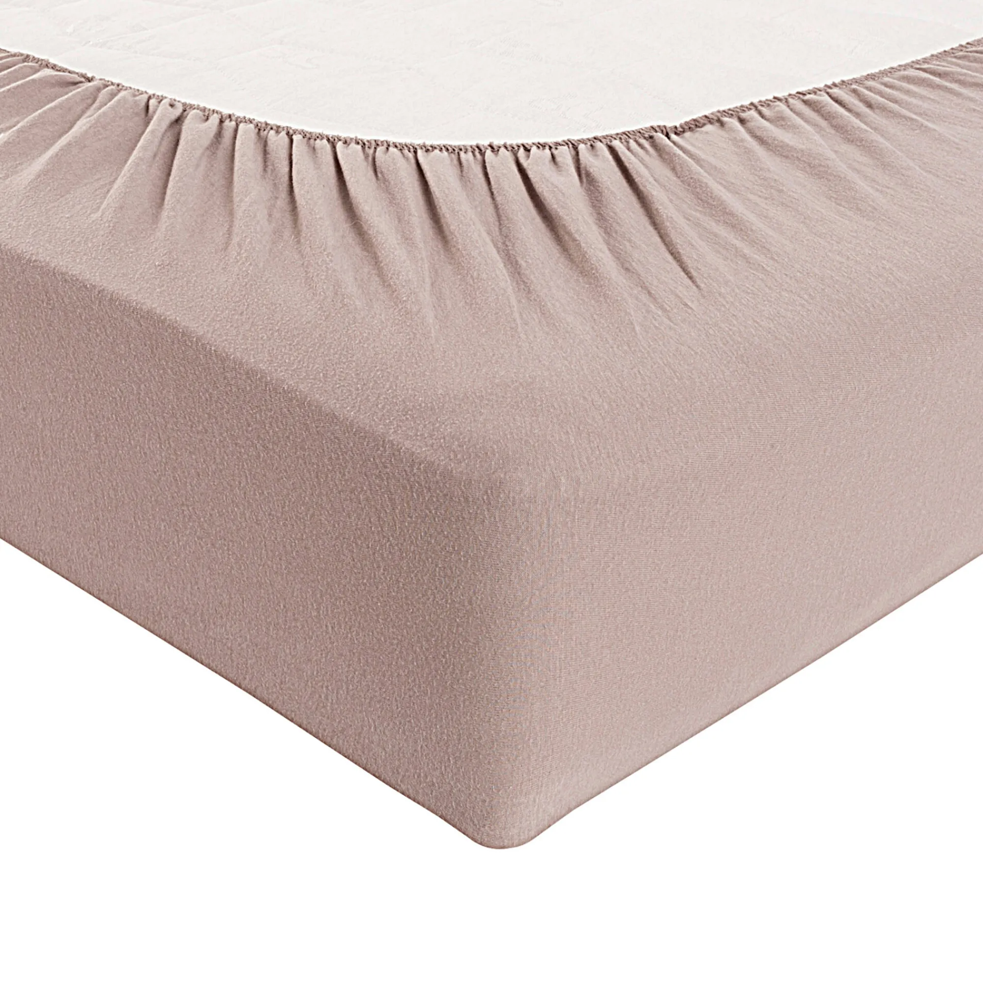Matrasbeschermer<Blancheporte Ondoorlatende matrasbeschermer Tencel® taupe