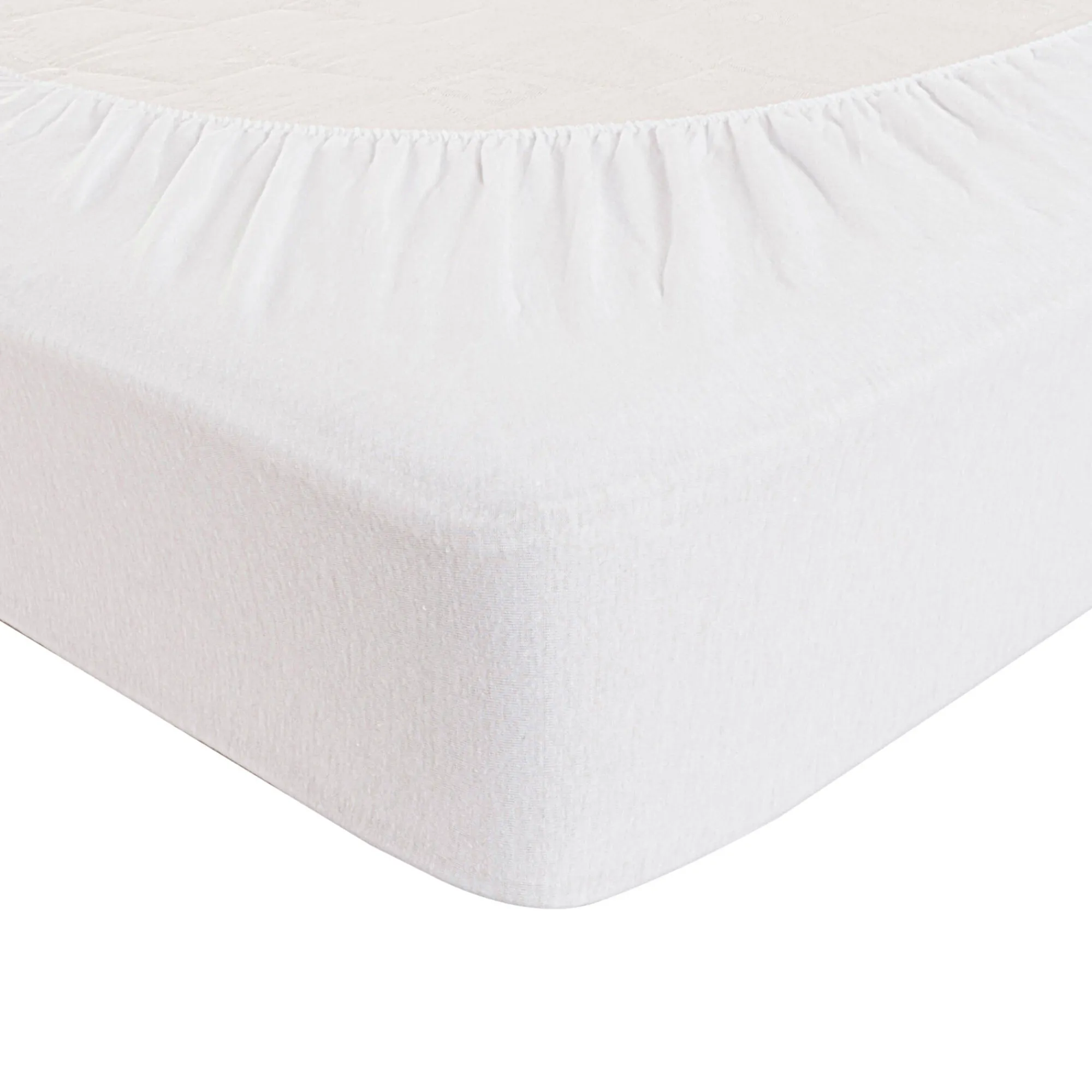 Matrasbeschermer<Blancheporte Ondoorlatende matrasbeschermer Tencel® wit