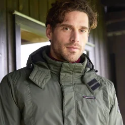 Mantel En Jas<Blancheporte Ondoorlatende parka met fleecevoering en kap kaki