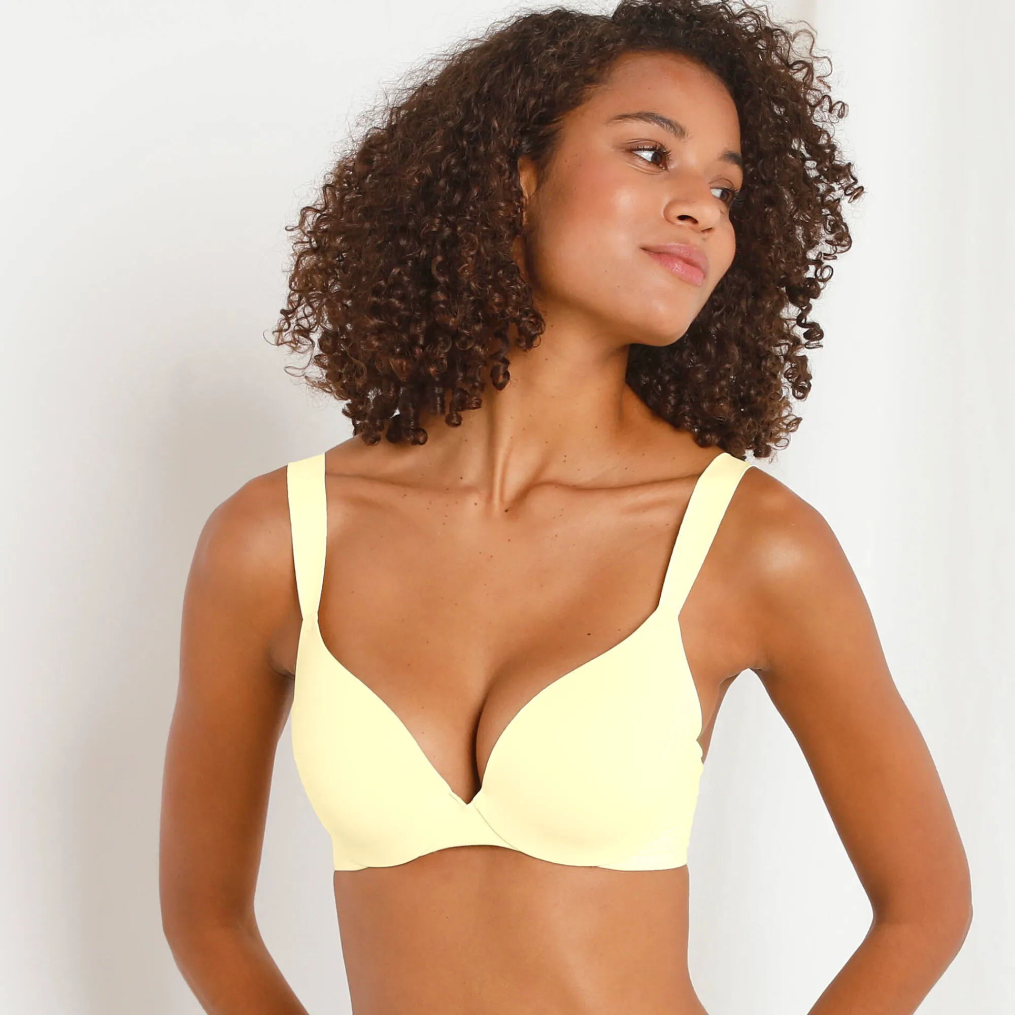 Beha<Triumph Onzichtbare beha "Body Make-up illusion" - met soepele beugels geel