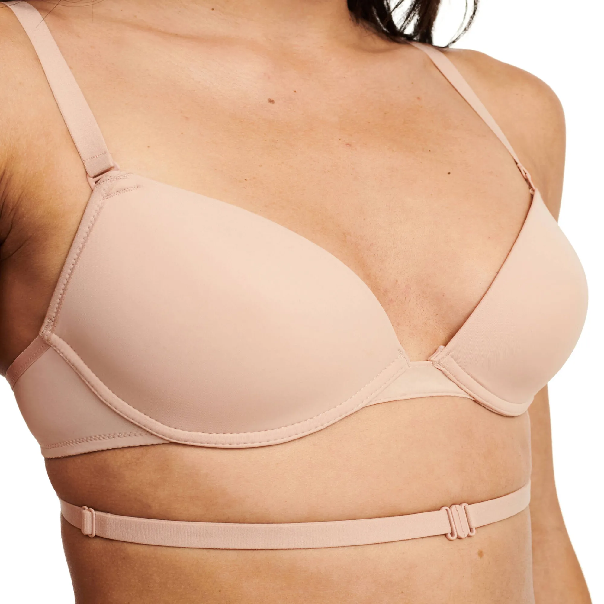 Beha<Chantelle Onzichtbare beha "Easy Feel" met multiway-bandjes - met beugels beige