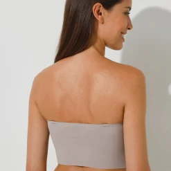 Beha<Blancheporte Onzichtbare brassière met verwijderbare bandjes - zonder beugels taupe