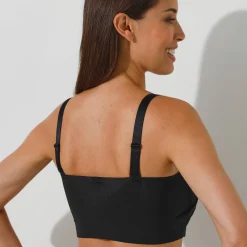 Beha<Blancheporte Onzichtbare brassière met verwijderbare bandjes - zonder beugels zwart