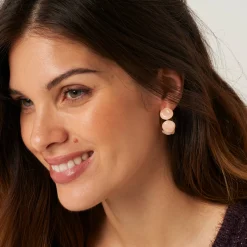 Sieraden En Feestaccessoires|Accessoires En Juwelen<Blancheporte Oorbellen, creoolmodel roze