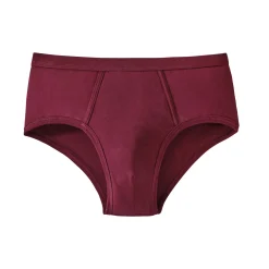 Ondergoed<Blancheporte Open slip met hoge taille - set van 6 bordeaux / blauw