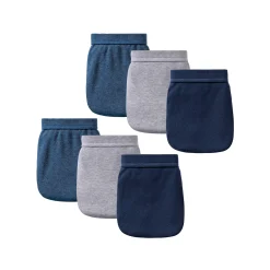 Ondergoed<Blancheporte Open slip met hoge taille - set van 6 blauw / grijs
