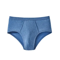 Ondergoed<Blancheporte Open slip met hoge taille - set van 6 blauw / grijs