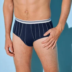 Ondergoed<Eminence Open slip met hoge taille - set van 2 marine