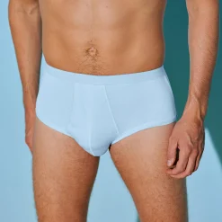 Ondergoed<Eminence Open slip met hoge taille - set van 2 lichtblauw