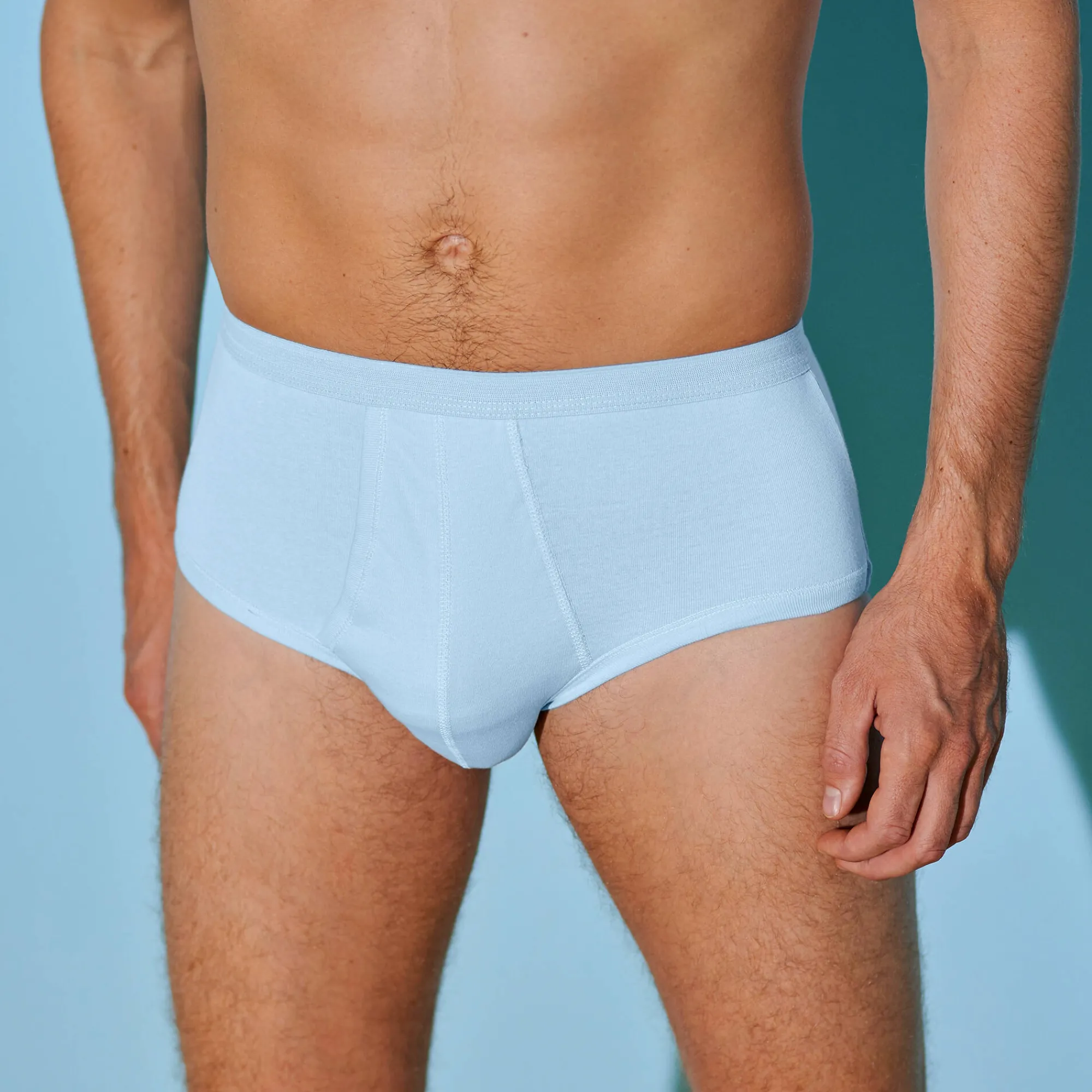 Ondergoed<Eminence Open slip met hoge taille - set van 2 lichtblauw