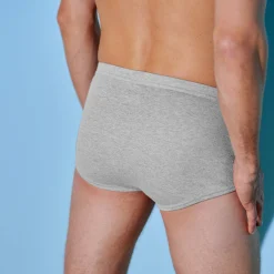 Ondergoed<Blancheporte Open slip met hoge taille - set van 3 chiné grijs