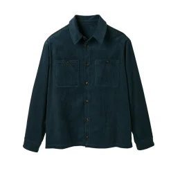 T-Shirt, Hemd En Polo<Blancheporte Overhemd met knoopsluiting, in ribvelours staalblauw
