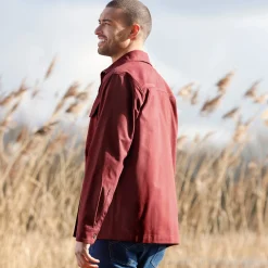 T-Shirt, Hemd En Polo<Blancheporte Overhemd met knoopsluiting, in twill met peau-de-pêche touch bordeaux