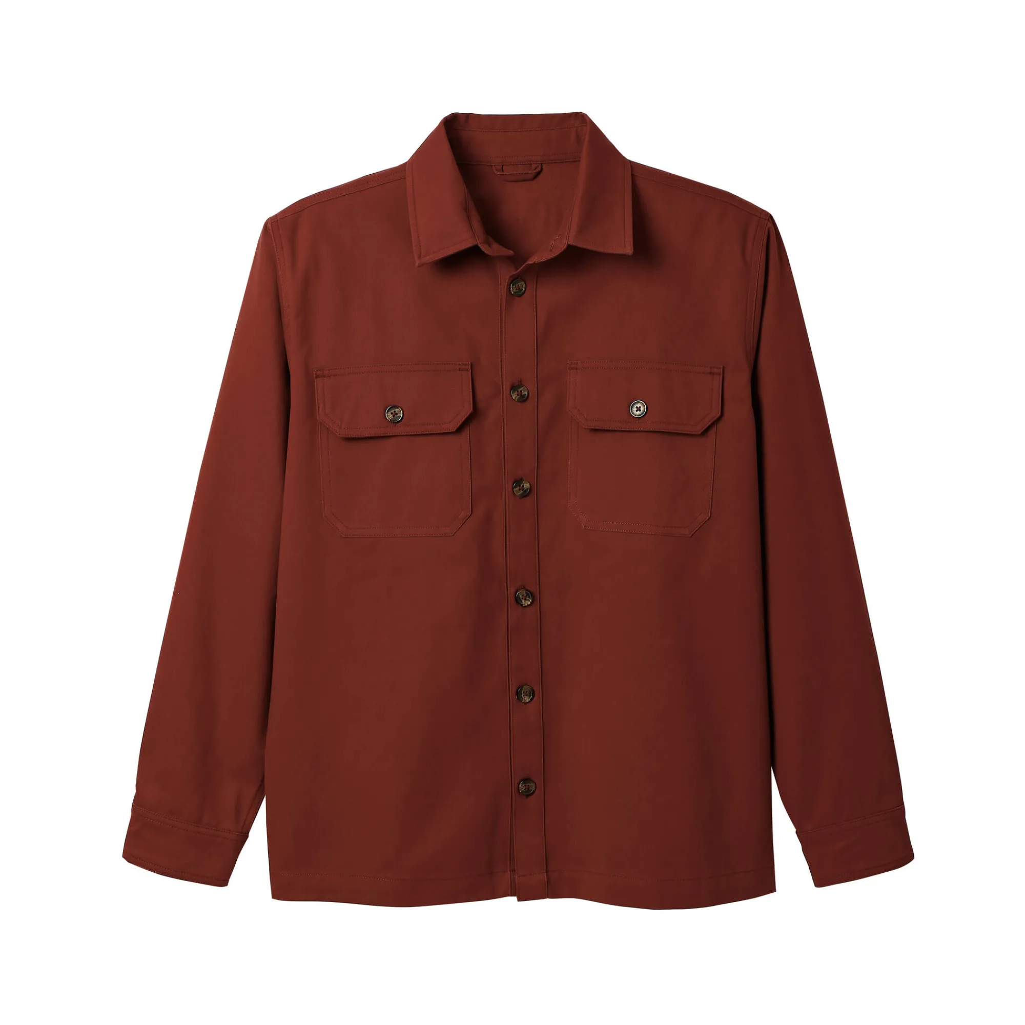 T-Shirt, Hemd En Polo<Blancheporte Overhemd met knoopsluiting, in twill met peau-de-pêche touch bordeaux