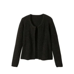 Trui En Vest<Blancheporte Paletotvest, harig tricot zwart