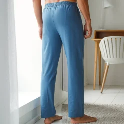 Pyjama En Kamerjas<Blancheporte Pantalon pyjama coton uni grijsblauw