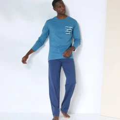 Pyjama En Kamerjas<Blancheporte Pantalon pyjama coton uni marine