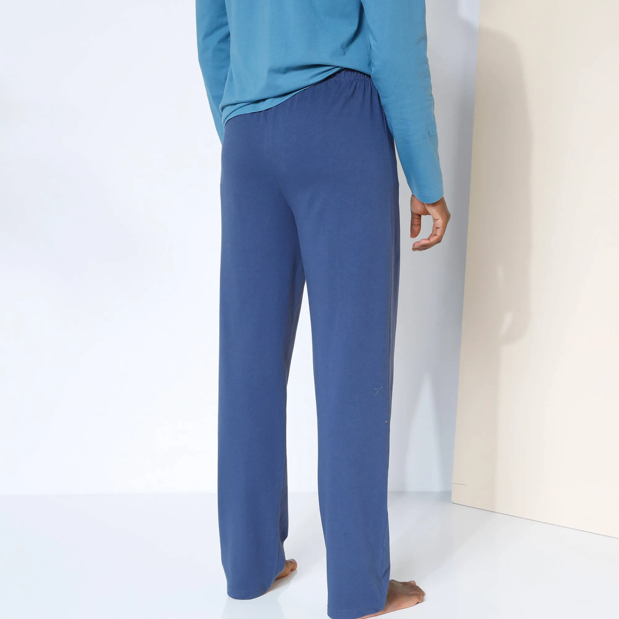 Pyjama En Kamerjas<Blancheporte Pantalon pyjama coton uni marine