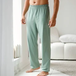 Pyjama En Kamerjas<Blancheporte Pantalon pyjama coton uni groen