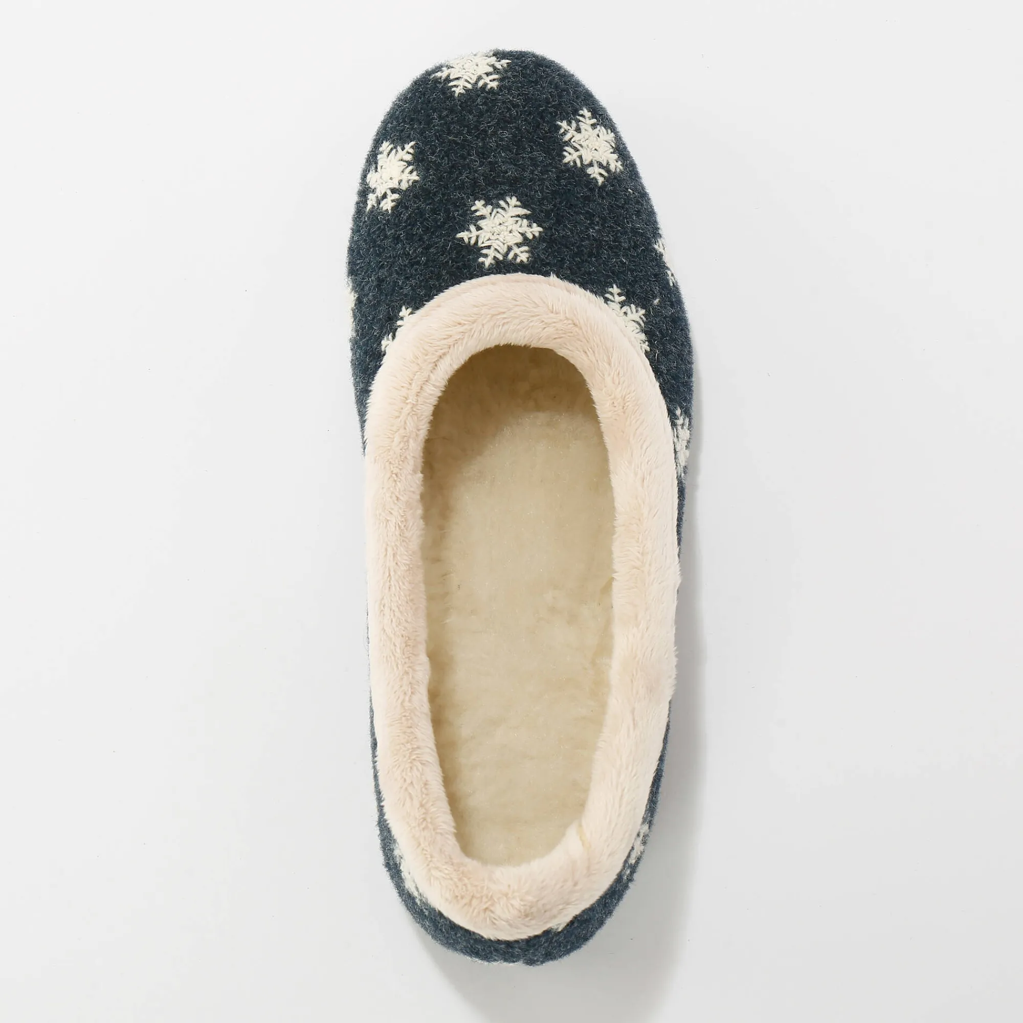 Sloffen|Sloffen<Blancheporte Pantoffels in ballerinamodel marine