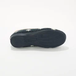 Sloffen|Sloffen<Blancheporte Pantoffels in ballerinamodel marine