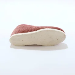 Sloffen|Sloffen<Blancheporte Pantoffels in velours met wolvoering roze