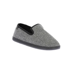 Schoenen|Schoenen Heren<Dim Pantoffels met visgraatmotief donkergrijs