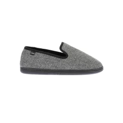 Schoenen|Schoenen Heren<Dim Pantoffels met visgraatmotief donkergrijs