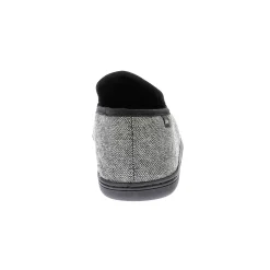 Schoenen|Schoenen Heren<Dim Pantoffels met visgraatmotief donkergrijs