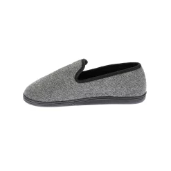 Schoenen|Schoenen Heren<Dim Pantoffels met visgraatmotief donkergrijs